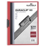 3439-DOSSIER CON CLIP 60 H A4 ROJO DURABLE 2209-03