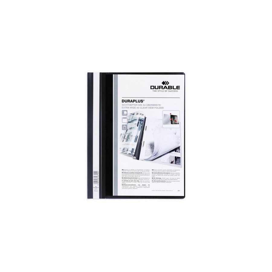 3450-DOSSIER FASTENER DURAPLUS A4 PVC NEGRO DURABLE 2579-01 3450-DOSSIER FASTENER DURAPLUS A4 PVC NEGRO DURABLE 2579-01