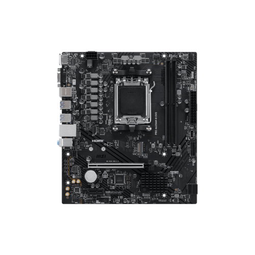 34534-PLACA MSI PRO A620AM-B EVO,AMD,AM5,A520,2DDR5,128GB,VGA+HDMI,2.5GBLAN,2SATA3+1XM.2,6USB3.2,MATX