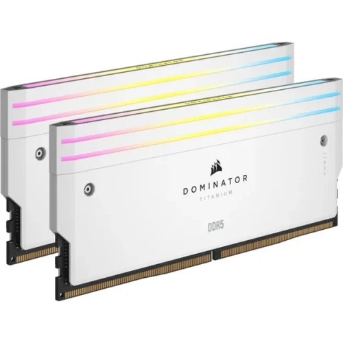 34577-MEMORIA CORSAIR DDR5 96GB 2X48GB PC6000 DOMINATOR TITANIUM BLANCA CMP96GX5M2B6000Z30W