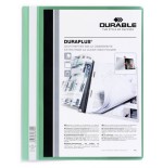 3458-DOSSIER FASTENER DURAPLUS A4 PVC VERDE DURABLE 2579-05