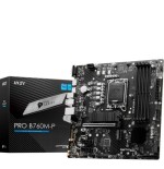 34593-PLACA MSI PRO B760M-P,INTEL,1700,B760,4DDR5,192GB,VGA+HDMI+DP,4SATA+2M.2,4USB3.2,GBLAN,MATX