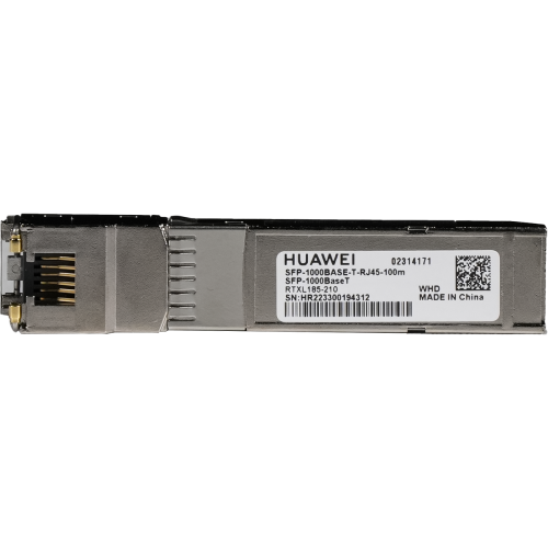 34669-HUAWEI ELECTRICAL TRANSCEIVER,SFP,GE,ELECTRICAL INTERFACE MODULE(100M,RJ45) (SFP-1000BASET)