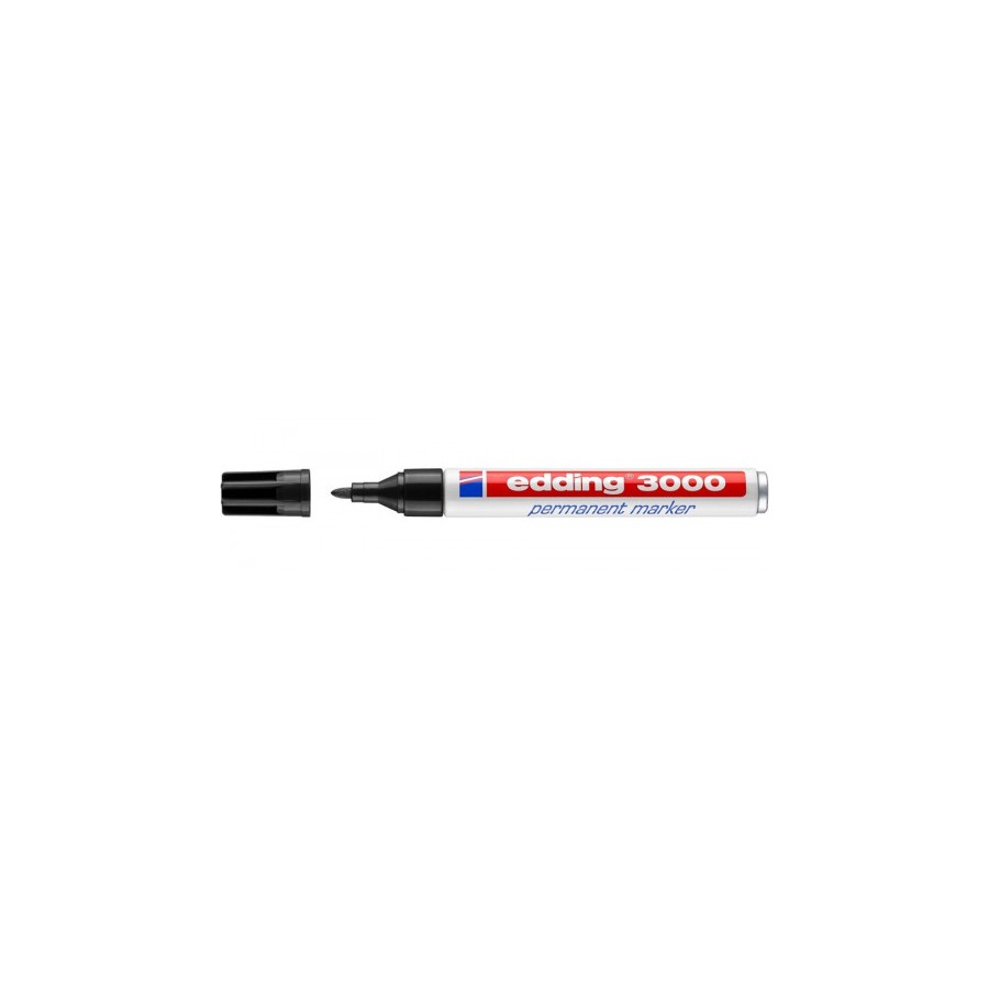 3470-MARCADOR PERMANENTE PUNTA REDONDA 1.5-3MM 3000 NEGRO EDDING 3000-01 3470-MARCADOR PERMANENTE PUNTA REDONDA 1.5-3MM 3000 NEGRO EDDING 3000-01