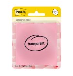 35067-BLISTER 36 HOJAS NOTAS TRANSPARENTES 600-1TRSPO 73X73 MM NARANJA PASTEL POST-IT 7100394468