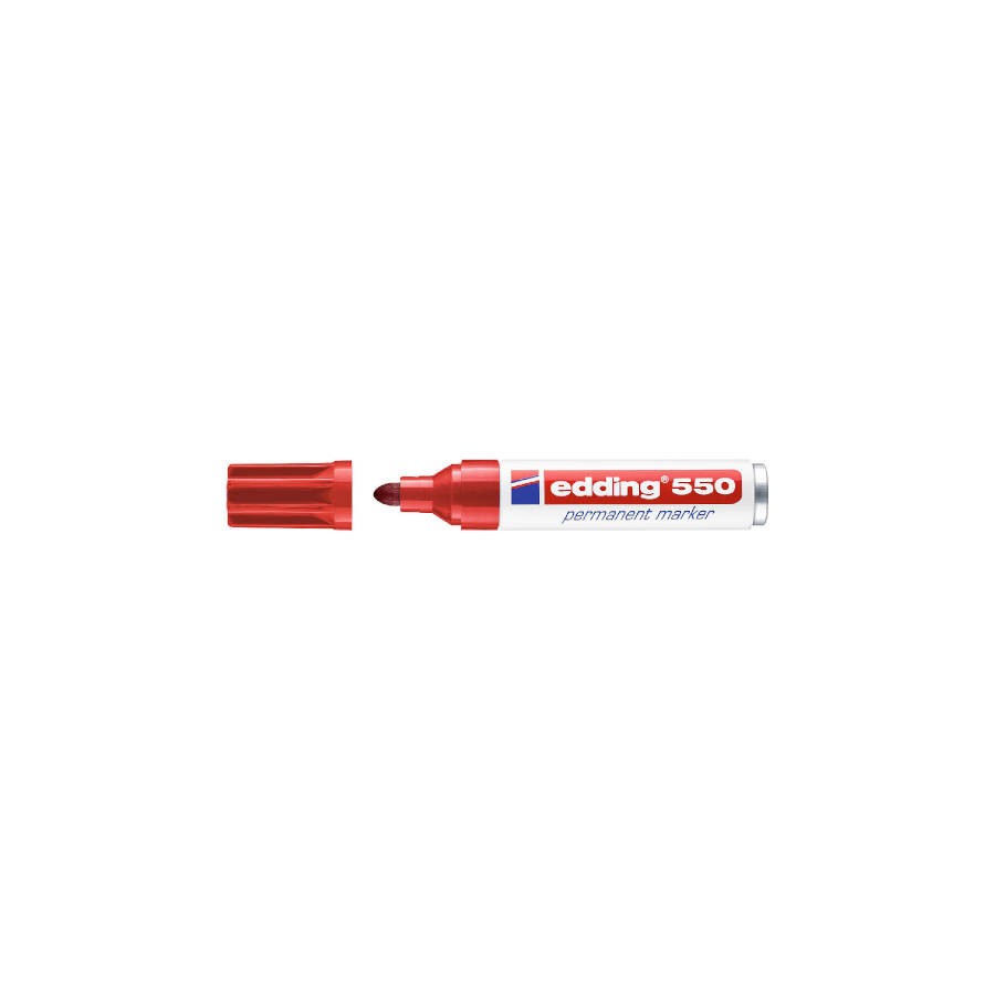 3508-MARCADOR PERMANENTE PUNTA REDONDA 3-4MM 550 ROJO EDDING 550-02 3508-MARCADOR PERMANENTE PUNTA REDONDA 3-4MM 550 ROJO EDDING 550-02