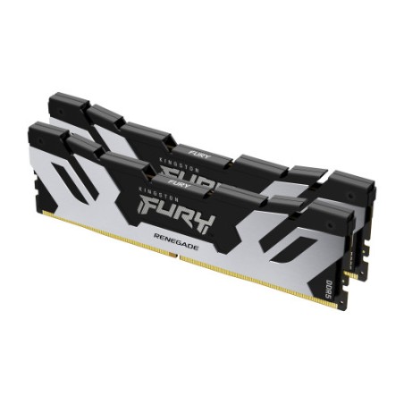 35099-MEMORIA KINGSTON 48GB 8400MT/S DDR5 CL40 CUDIMM (KIT OF 2) FURY RENEGADE SILVER XMP - KF584CU40RSK2-48
