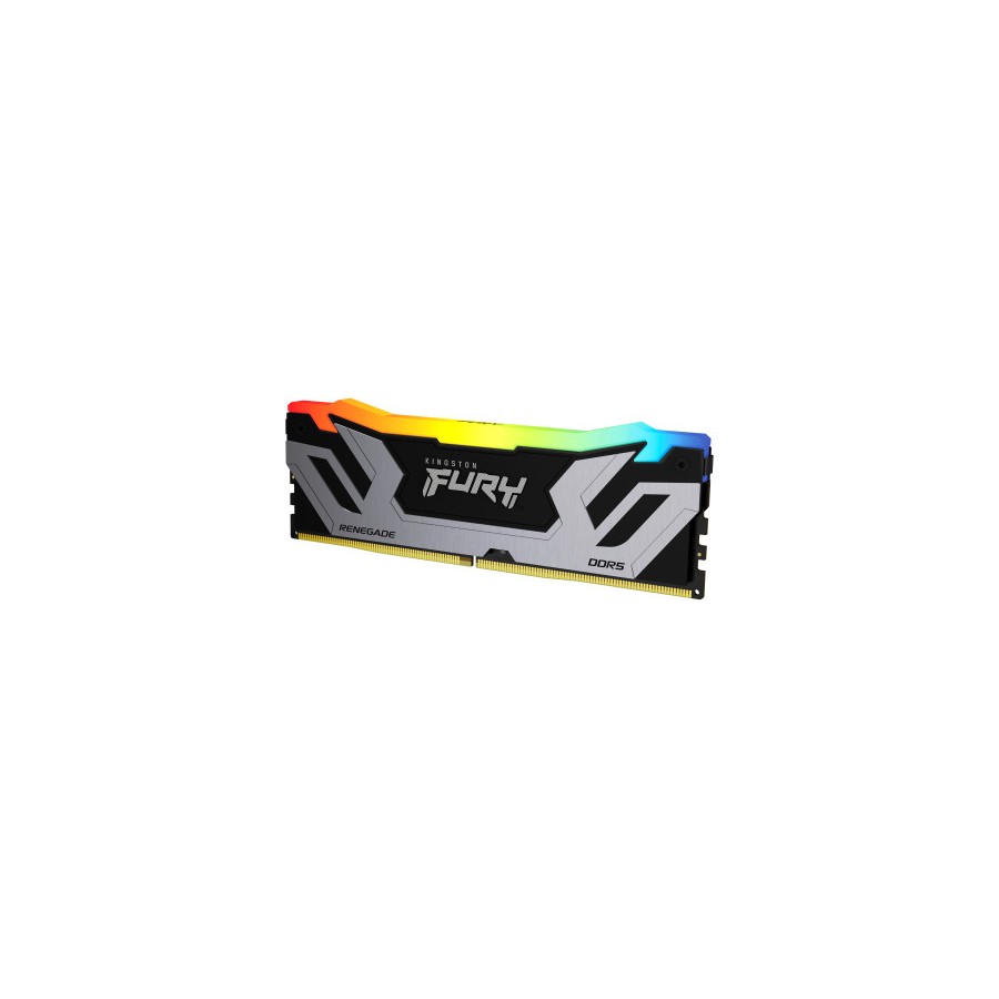 35105-MEMORIA KINGSTON 24GB 8400MT/S DDR5 CL40 CUDIMM FURY RENEGADE RGB SILVER XMP - KF584CU40RSA-24