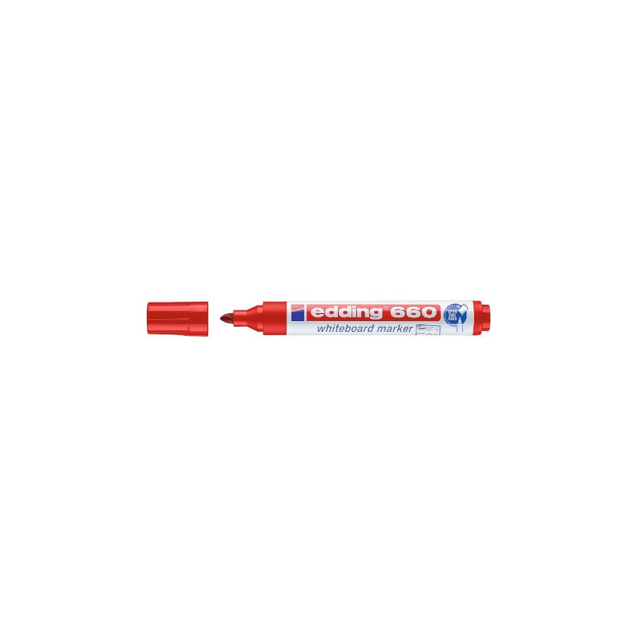 3516-MARCADOR PIZARRA BLANCA 660 1,5-3MM ROJO EDDING 660-02 3516-MARCADOR PIZARRA BLANCA 660 1,5-3MM ROJO EDDING 660-02