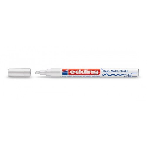 3532-MARCADOR PERMANENTE 1-2MM 751 BLANCO EDDING 751-049