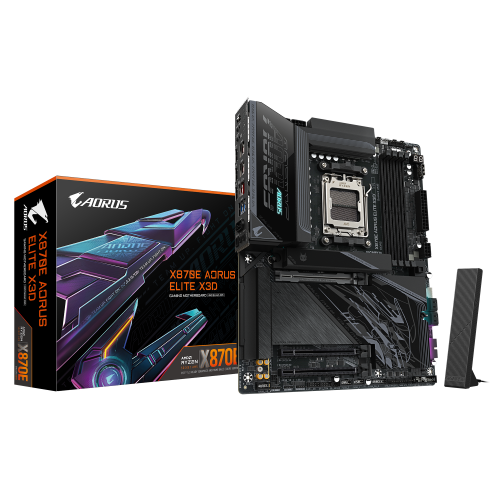 35421-PLACA GIGABYTE X870 AORUS ELITE X,AMD,AM5,X870,4DDR5,256GB,1HDMI+2USB4,2SATA6+2M.2,5GBLAN+WIFI7+BT5.4,10USB3.2,ATX