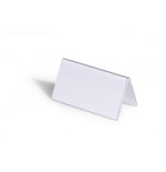 3545-CAJA DE 25 PORTANOMBRES RIGIDOS PVC 104X100MM DURABLE 8051-19