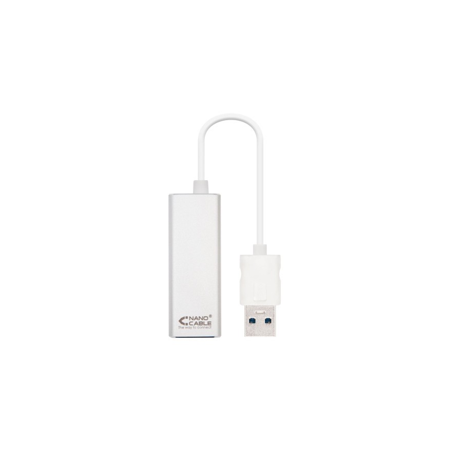 35460-Nanocable USB 3.0/RJ-45, 0.15m tarjeta y adaptador de interfaz