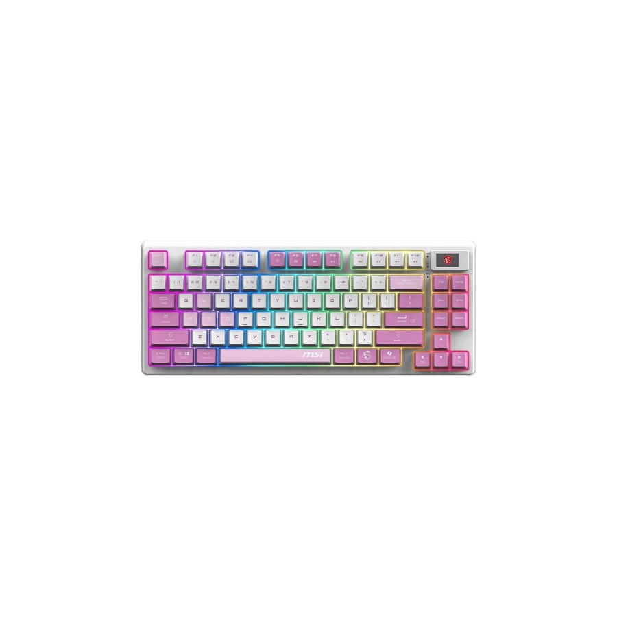 35546-TECLADO MSI FORGE GK600 TKL W VIOLET ES