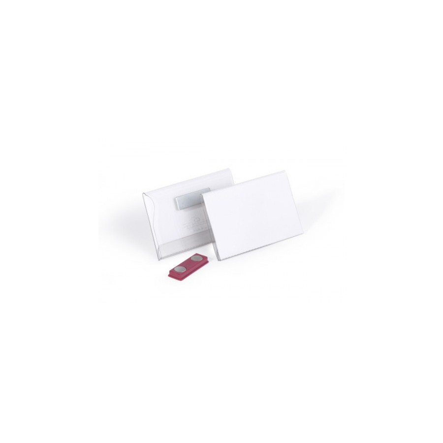 3558-CAJA DE 25 IDENTIFICADORES MAGNETICO PVC 54X90MM DURABLE 8117-19