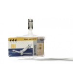 3567-CAJA DE 25 IDENTIFICADORES PARA TARJETAS SEGURIDAD DOBLE CON PINZA 54X85MM DURABLE 8218-19