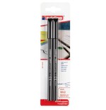 3574-BLISTER 2 ROTULADORES 1200 NEGRO EDDING E-1200/2-01
