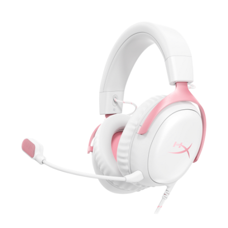 35880-HP HYPERX CLOUD III WHITE-PINK - GAMING HEADSET - 9W1Q4AA