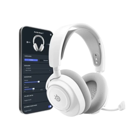 35972-Steelseries Arctis Nova 7X Wireless Gen 2 Auriculares Inalambrico Diadema Juego Bluetooth Blanco