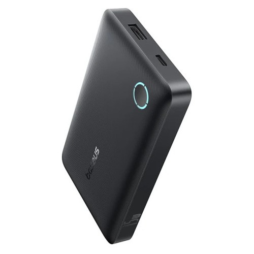 36015-OS-BASEUS ENERFILL FP11 POWER BANK 10000MAH 15W COSMIC BLACK (INCLUDES SIMPLE TYPE-C TO TYPE-C CABLE 20V/3A 30CM B