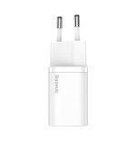 36021-BASEUS SUPER SI  QUICK CHARGER 1C 25W EU WHITE