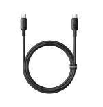 36045-OS-BASEUS SILKY SERIES FAST CHARGING CABLE TYPE-C TO TYPE-C 100W 1M CLUSTER BLACK