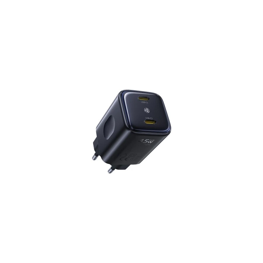 36056-OS-BASEUS PICOGO AN13 FAST CHARGER 2C 45W EU COSMIC BLACK