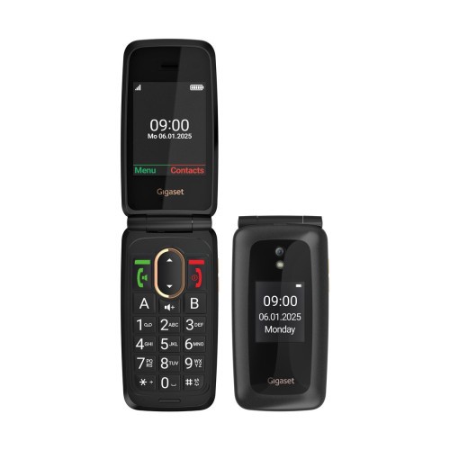 36087-Gigaset GL795 7,11 cm (2.8") 142 g Negro Telefono para personas mayores