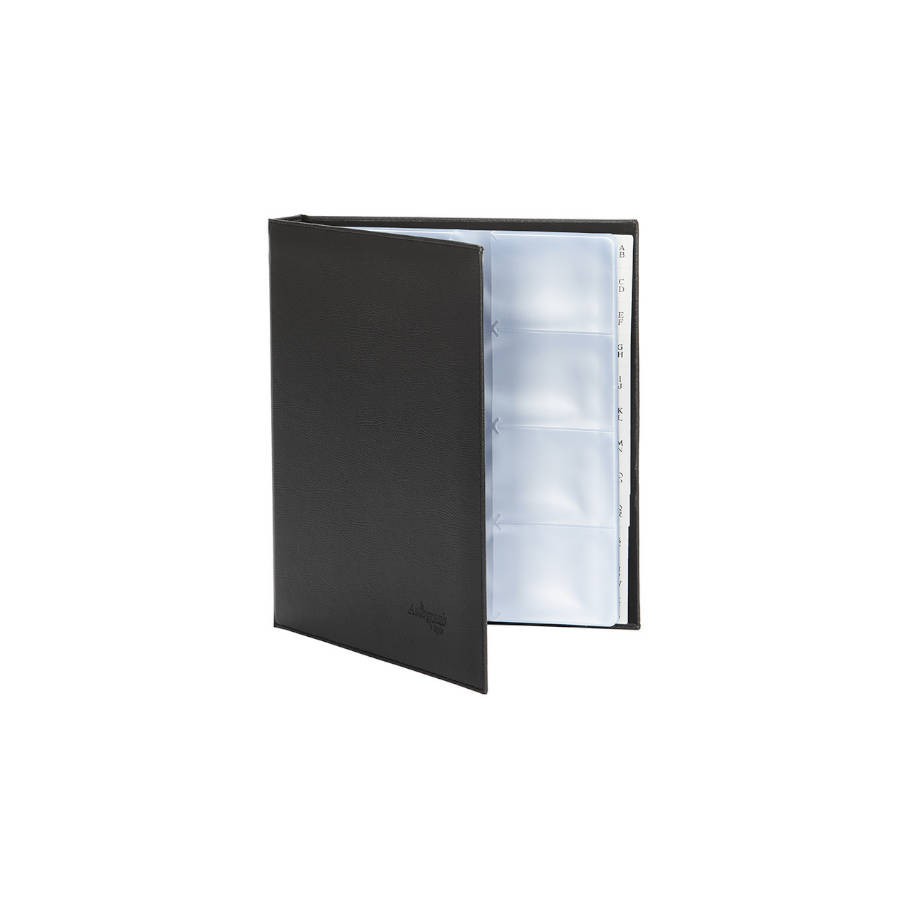 3620-TARJETERO AUTOGRAPH TAMANO FOLIO PARA 320 TARJETAS EN COLOR NEGRO PARDO 617501 3620-TARJETERO AUTOGRAPH TAMANO FOLIO PARA 320 TARJETAS EN COLOR NEGRO PARDO 617501