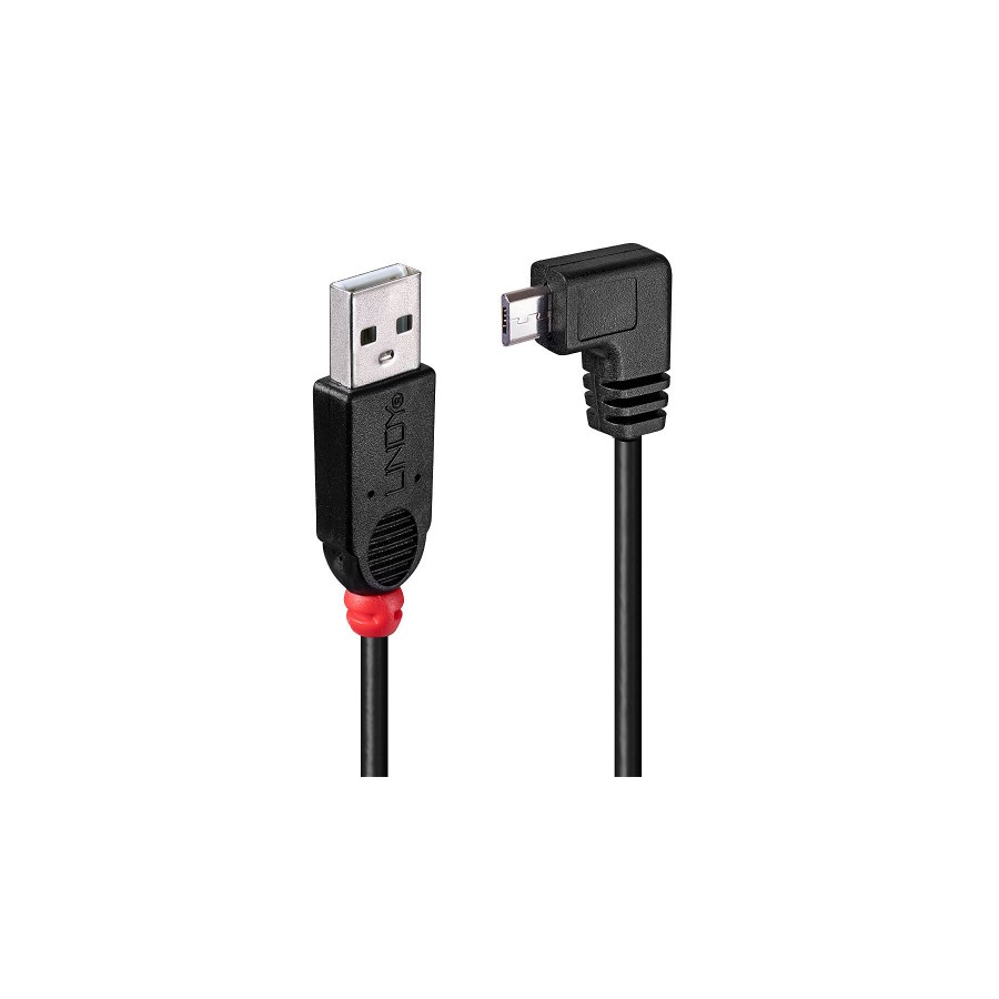 36271-Lindy 31976 cable USB USB 2.0 1 m USB A Micro-USB B Negro
