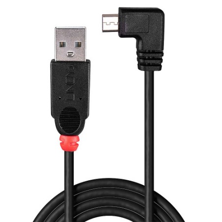 36272-Lindy 31976 cable USB USB 2.0 1 m USB A Micro-USB B Negro