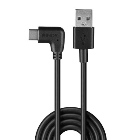 36276-Lindy 32001 cable USB USB 2.0 1 m USB A USB C Negro