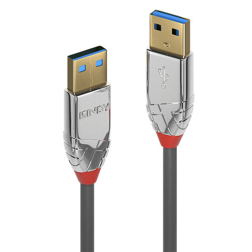 36439-Lindy 36627 cable USB USB 3.2 Gen 1 (3.1 Gen 1) 2 m USB A Gris