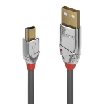 36455-Lindy 36635 cable USB USB 2.0 7,5 m USB A Mini-USB B Gris