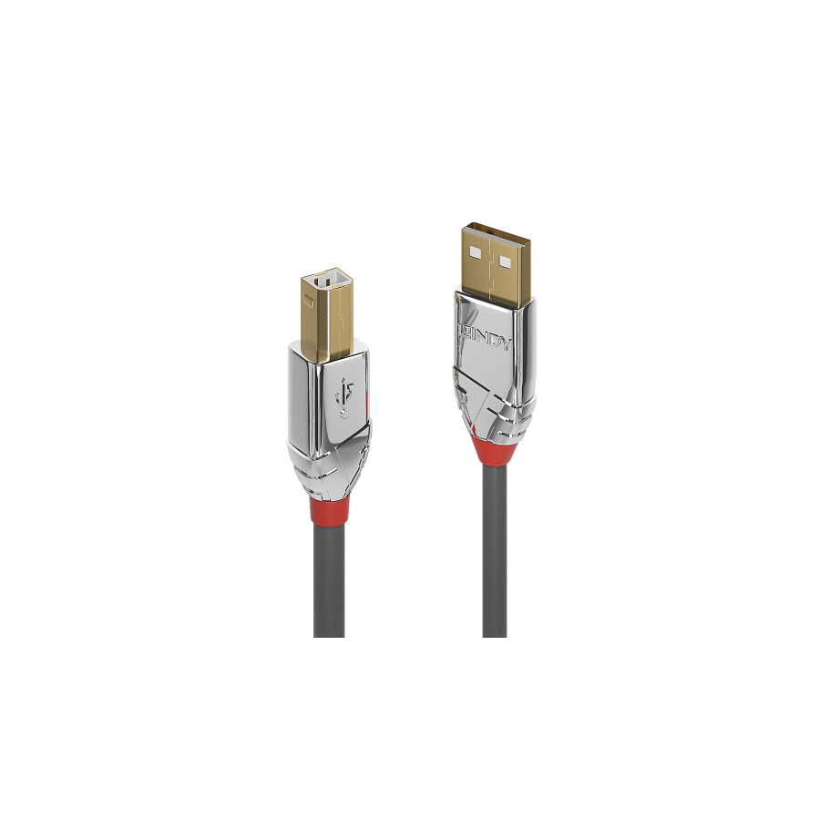 36463-Lindy 36643 cable USB USB 2.0 3 m USB A USB B Gris