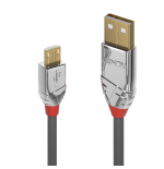 36469-Lindy 36650 cable USB USB 2.0 0,5 m USB A Micro-USB B Gris