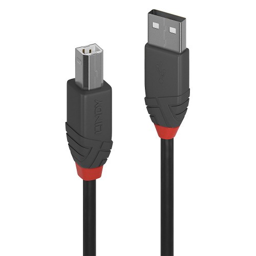 36505-Lindy 36674 cable USB USB 2.0 3 m USB A USB B Negro