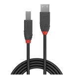 36510-Lindy 36676 cable USB USB 2.0 7,5 m USB A USB B Negro