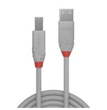 36520-Lindy 36684 cable USB USB 2.0 3 m USB A USB B Gris