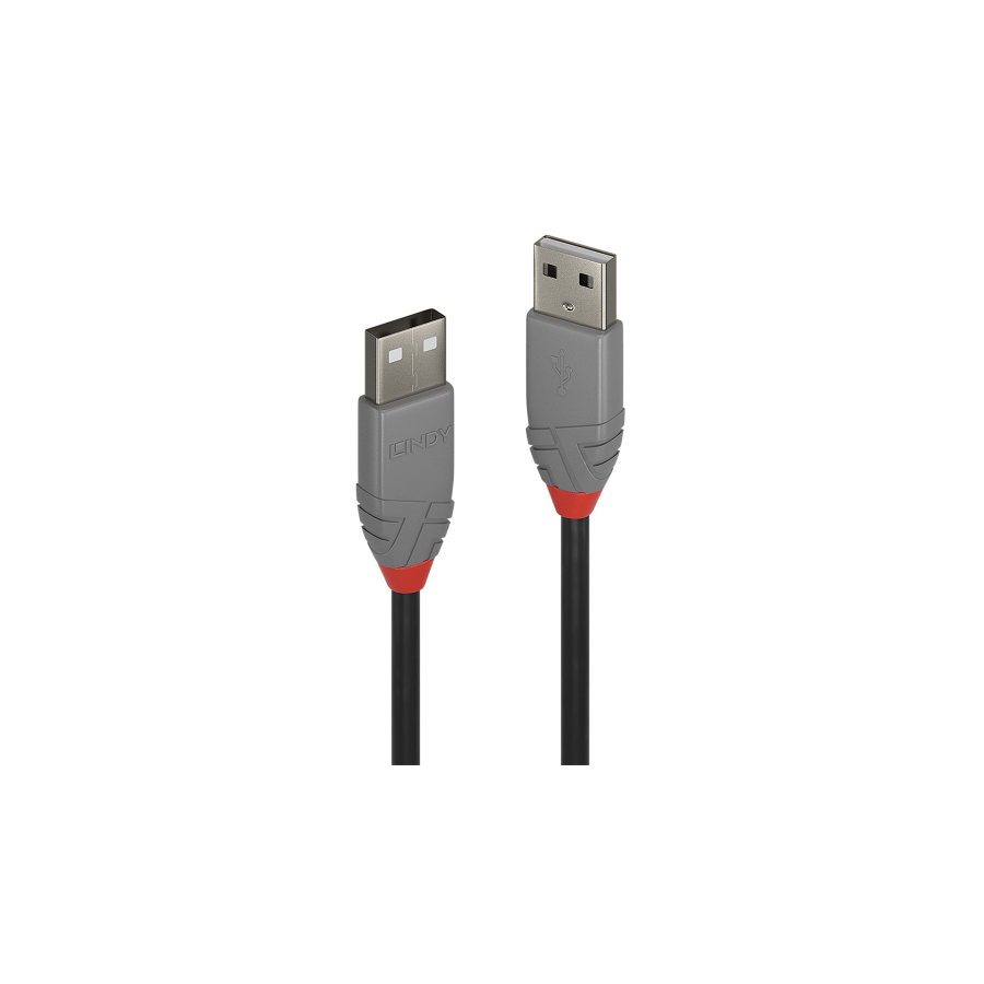 36523-Lindy 36690 cable USB USB 2.0 0,2 m USB A Negro