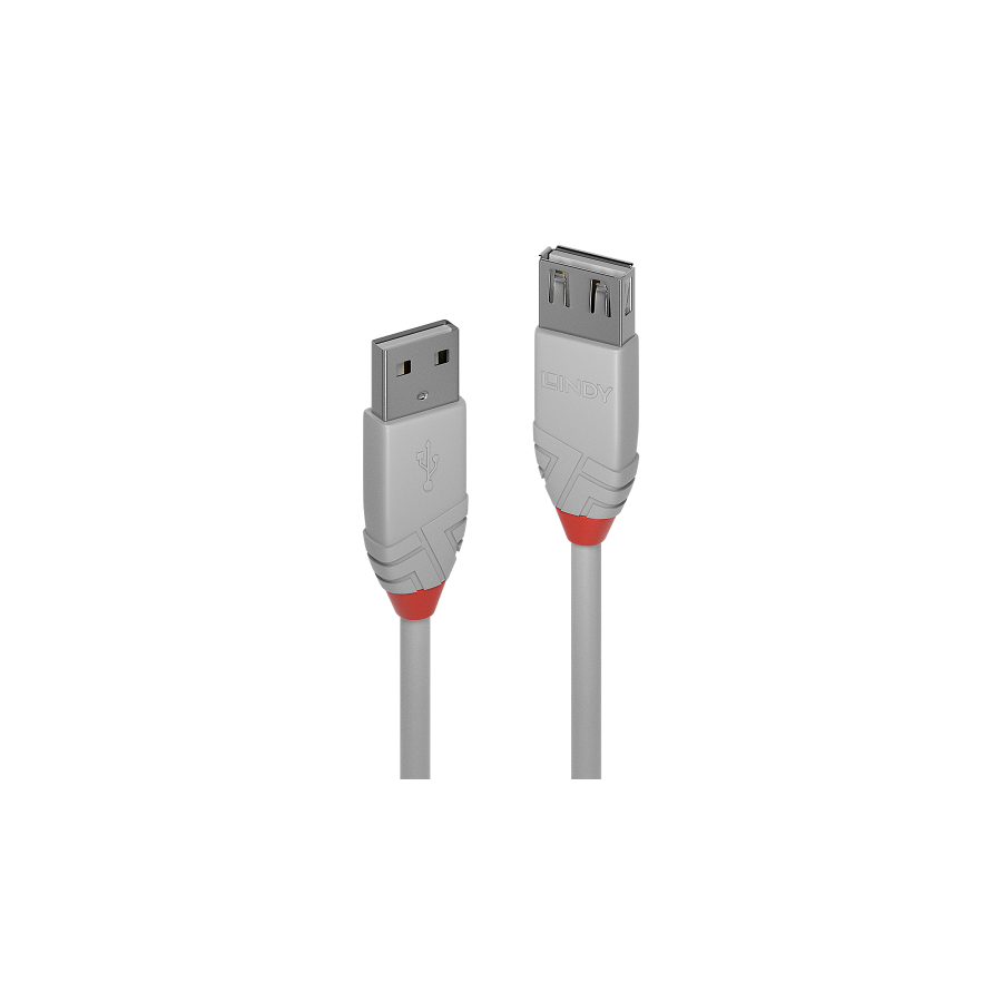 36549-Lindy 36711 cable USB USB 2.0 0,5 m USB A Gris