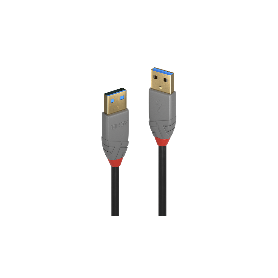 36595-Lindy 36751 cable USB USB 3.2 Gen 1 (3.1 Gen 1) 1 m USB A Negro