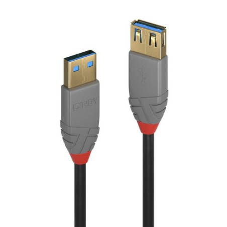 36605-Lindy 36761 cable USB USB 3.2 Gen 1 (3.1 Gen 1) 1 m USB A Negro