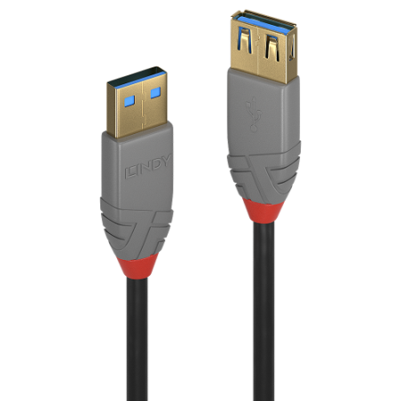 36609-Lindy 36763 cable USB USB 3.2 Gen 1 (3.1 Gen 1) 3 m USB A Negro