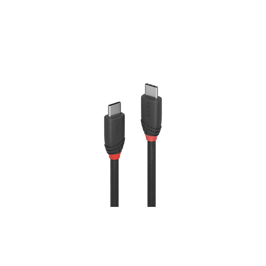 36661-Lindy 36905 cable USB USB 3.2 Gen 1 (3.1 Gen 1) 0,5 m USB C Negro