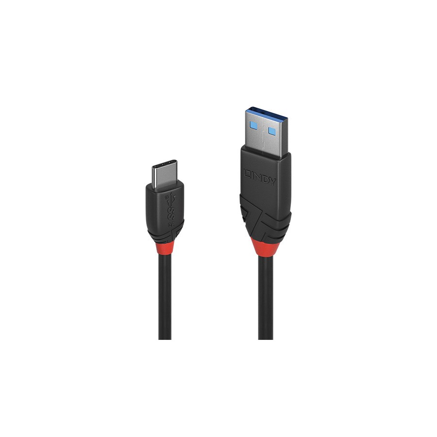 36675-Lindy 36914 cable USB USB 3.2 Gen 1 (3.1 Gen 1) 0,15 m USB C USB A Negro