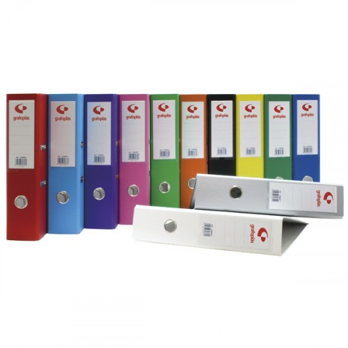 3668-ARCHIVADOR PALANCA 65 COLOR VERDE FOLIO LOMO ANCHO 290X350X75 GRAFOPLAS 17279520