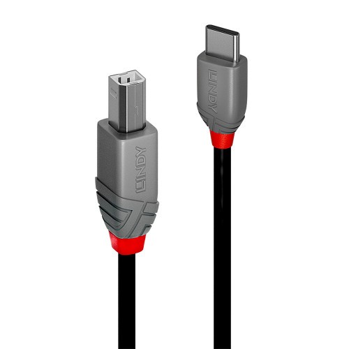 36703-Lindy 36941 cable USB USB 2.0 1 m USB C USB B Negro