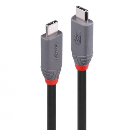 36719-Lindy 36957 cable USB USB4 Gen 3x2 1,5 m USB C Negro
