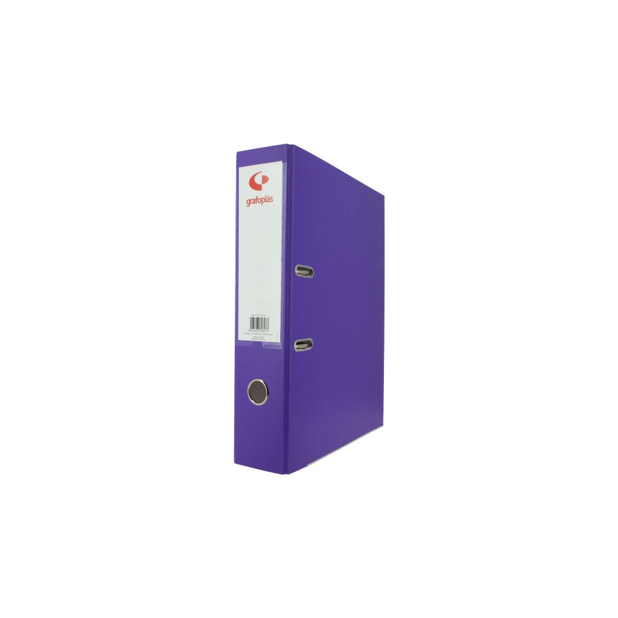 3685-ARCHIVADOR PALANCA 65 COLOR MORADO FOLIO LOMO ANCHO 290X350X75 GRAFOPLAS 17279535 3685-ARCHIVADOR PALANCA 65 COLOR MORADO FOLIO LOMO ANCHO 290X350X75 GRAFOPLAS 17279535